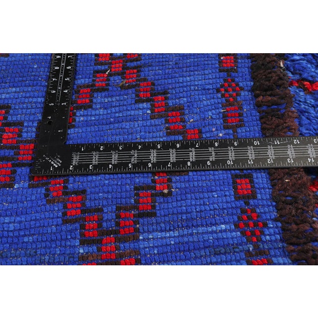 Textile Vintage Beni M'Guild Moroccan Rug, 06'08 X 13'09 For Sale - Image 7 of 10