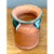 Late 20th Century Vintage Drip Glaze Terracotta Vase For Sale - Image 5 of 12