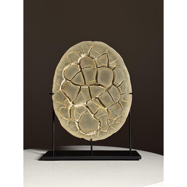 Septarian Nodule on Stand For Sale - Image 10 of 14