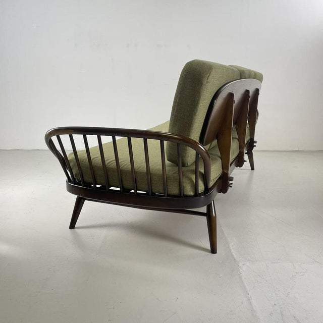 Green Olive Green Sofa by Lucian Ercolani for Ercol, 1960s For Sale - Image 8 of 13