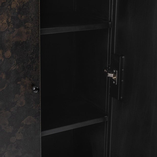 2020s Eclipse Iron Storage Cabinet For Sale - Image 5 of 7