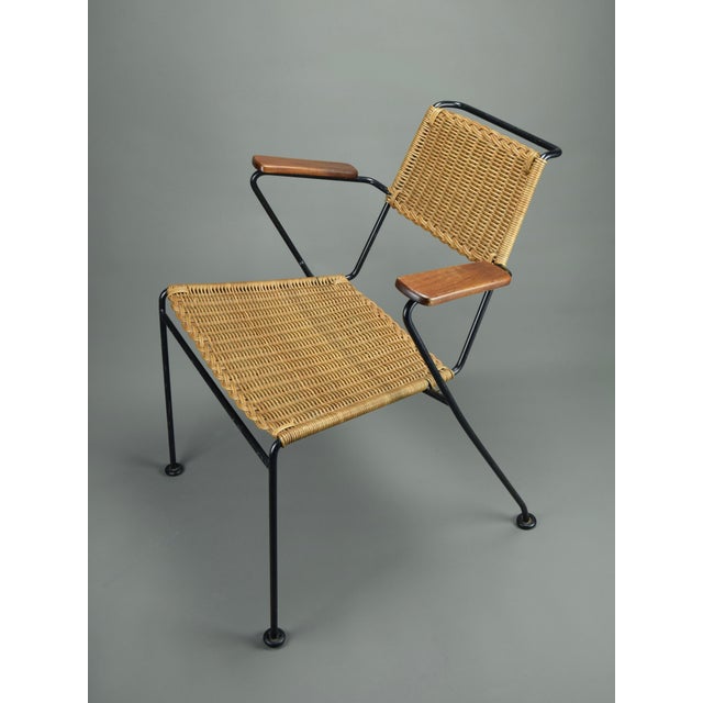 Mid-Century Modern Armchair by Paul Schneider-Eslebens for Wilde & Spieth, 1955 For Sale - Image 6 of 17