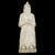 Mid 20th Century Pair of 5.5 Ft. Chinese Marble Civil Officer & Military Leader Statues For Sale - Image 10 of 16