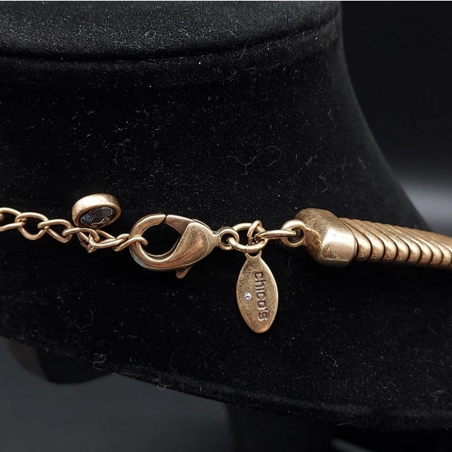 1980s Chico Beaded Collar Necklace For Sale - Image 9 of 11