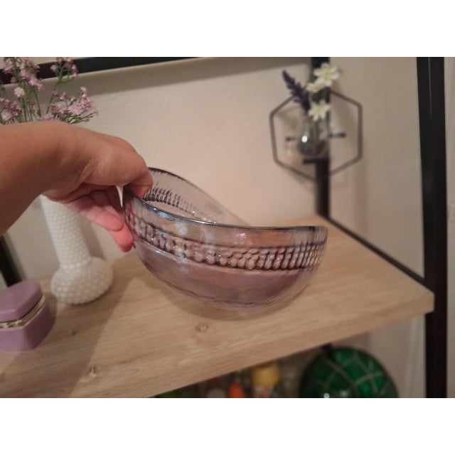 Mid-Century Modern Yalos Casa Murano Iridescent Bowl For Sale - Image 3 of 6