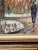 Beautiful vintage after Caroline Burnett (1877-1950) parisian scene, impasto, in excellent condition. Vibrantly colored...