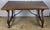 Italian 18th Century Trestle Table, Baroque Style European Walnut Center Table For Sale - Image 9 of 11