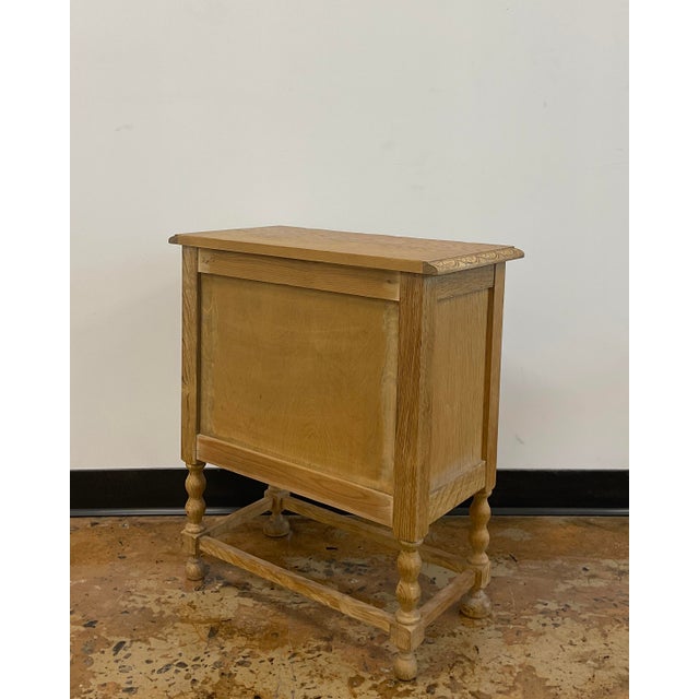 1970s Diminutive Oak Cabinet in Manner of Henning Kjaernulf For Sale - Image 16 of 17