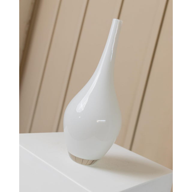 Vintage Mouth-Blown Glass Vase Salong by Johanna Jelinek for Ikea, 1990s For Sale - Image 10 of 11