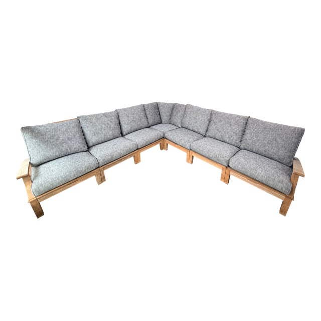 Teak Sectional by Gloster For Sale