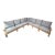 Teak Sectional by Gloster For Sale