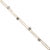 Modern Ladies 14k Yellow Gold 0.45ctw Round Diamond by the Yard Station Chain Necklace For Sale - Image 3 of 8