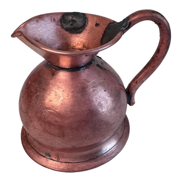 Mid 19th Century English Copper Haystack Jug, Gill Measure For Sale