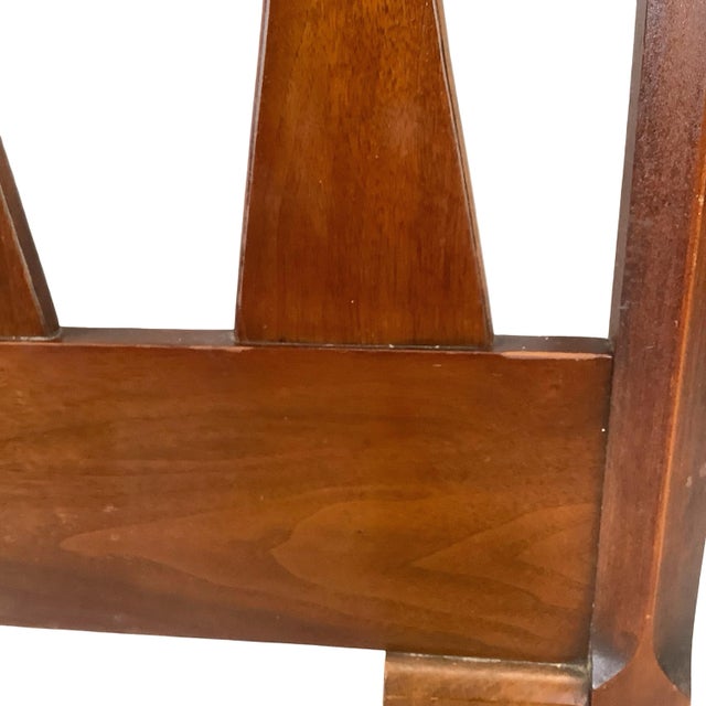 Mid-Century Bowtie Walnut Headboard, Full/Queen 60” For Sale - Image 9 of 12