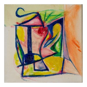 Giorgio Lo Fermo, Pink Shadow, 2020, Original Oil on Canvas