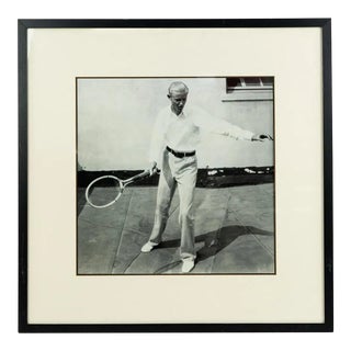Vintage Tennis Forehand Photograph For Sale