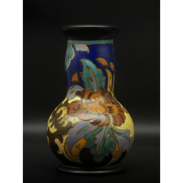Matte Gouda Vase with Pico Pattern, Zuid-Holland, 1927 For Sale - Image 6 of 6