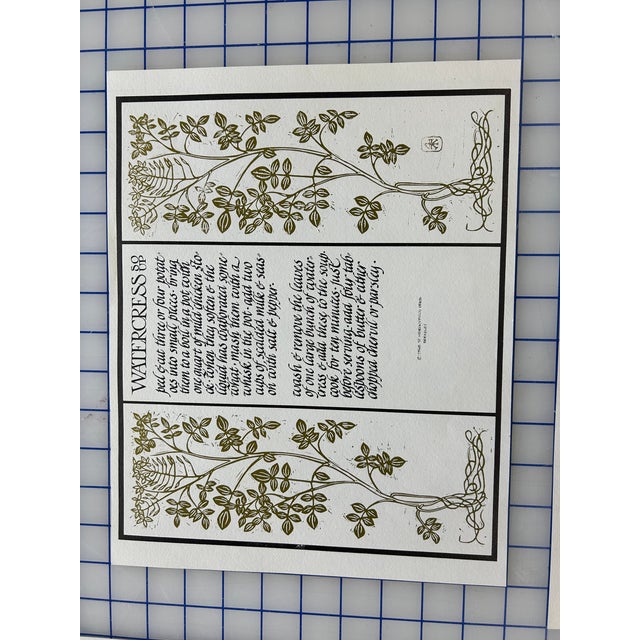 White Mid 20th Century Calligraphed Prints by David L. Goines - Set of 16 For Sale - Image 8 of 14