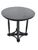 Black Small Viennese Bentwood Dining Table, Austria, 1920s For Sale - Image 8 of 12