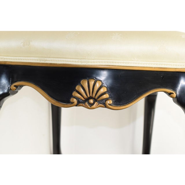 Karges Furniture Company Chinoiserie Lacquer Dining Table Chairs Set