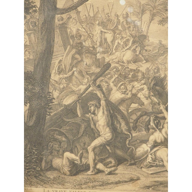 Late 18th Century French Lithograph in Giltwood Frame, After Charles Le Brun For Sale - Image 14 of 18