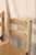 Set of 2 stools in the traditional style. Very midcentury. Blonde light wood in a great 80-90s style. Seats are nailed in...