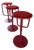 Crassevig “Otto” Height-Adjustable Bar Stools, Set of 3 — Mario Ferrarini, Italy, 2015 For Sale
