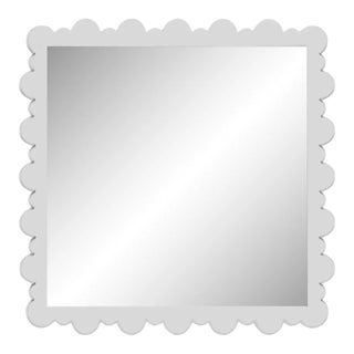 Fleur Home Garden District Valmont Square Mirror in Graytint, 23.5x23.5 For Sale