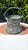 Pre-War Brass Pot in Teal For Sale - Image 3 of 6