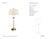 Chapman & Myers by Visual Comfort Signature Dorchester Club Table Lamp in Antique-Burnished Brass with Linen Shade...