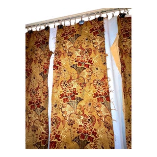 Set Antique French Woven Panels For Sale