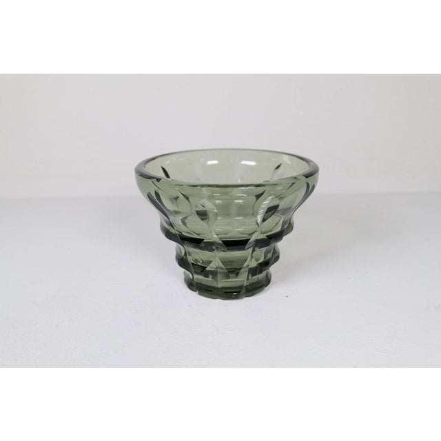 Art Deco Glass Bowl, 1930s For Sale - Image 4 of 10