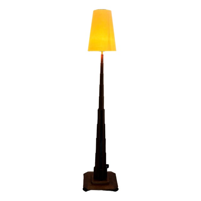 Art Deco Amsterdamse School Floor Lamp, Netherlands, 1930s For Sale