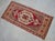 1970s Hand Made Small Turkish Rug. DoorMat Entry Decor Kitchen Mat Baht Mat - 18'' X 37'' For Sale - Image 9 of 12