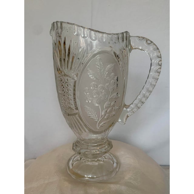 Vintage Zajecar Crystal Pitcher For Sale - Image 9 of 9
