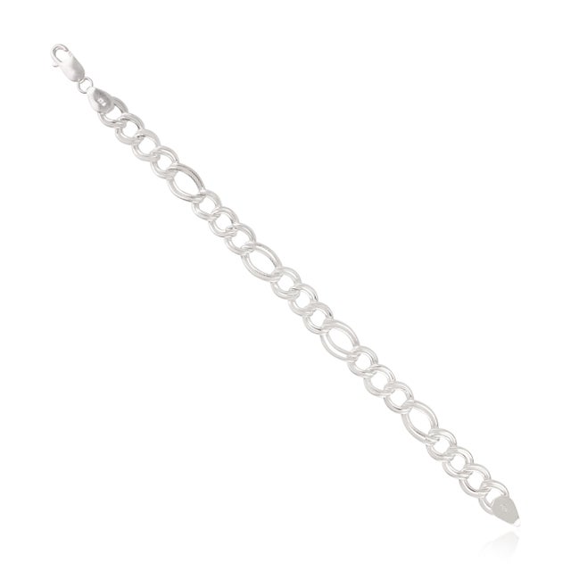Not Yet Made - Made To Order 925 Sterling Solid Silver Link Chain Bracelet by Carat&her- Thanksgiving For Sale - Image 5 of 10