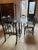 1970s Italian Giacometti Style Dining Table and Chairs For Sale - Image 12 of 12