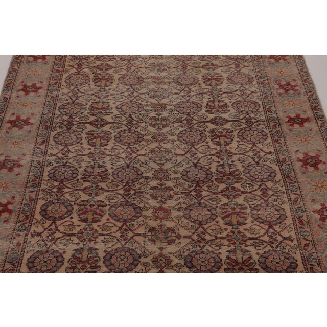 Vintage Distressed Rug With Muted Floral Medallions - Rug & Kilim For Sale - Image 9 of 11