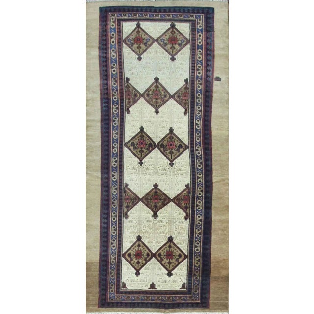 Antique Persian Serab Serapi Carpet, 4'6" X 10'4" For Sale - Image 13 of 13