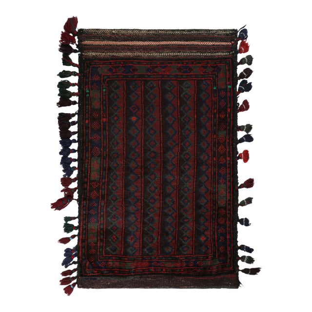 Rug & Kilim’s Baluch Tribal Rug With Colorful Geometric Patterns For Sale