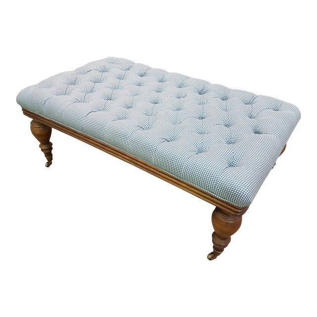 Rectangular Early 1900s Antique French Tufted Newly Upholstered Bedroom ...