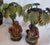 Hollywood Regency Petites Chores Monkey and Plam Trees a Pair For Sale - Image 3 of 4