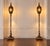 Mid 20th Century Vintage Italian Renaissance Revival Gilt-Metal and Iron Floor Lanterns — Matching Pair, 76 Inches Tall For Sale - Image 5 of 11