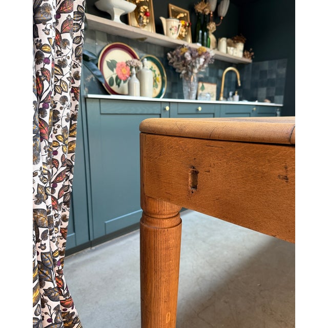 Large Craft Dining Table in Oak, 1890s For Sale - Image 4 of 18