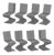 Modern Clear Acrylic "Z" Dining Chairs, 8 For Sale
