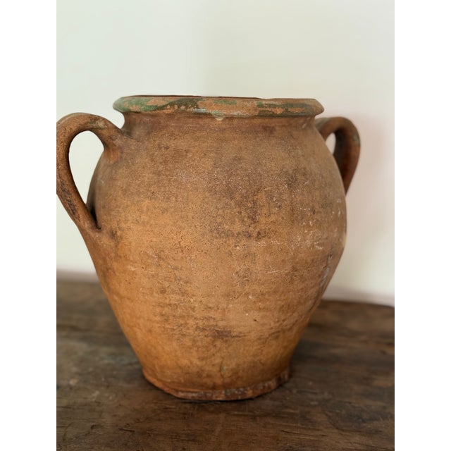 Ceramic Antique French Terracotta Pot, Pottery, Jar For Sale - Image 7 of 7