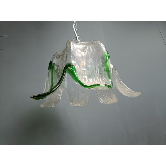 Vintage Murano Glass Pendant Light from Mazzega, 1960s For Sale - Image 11 of 16