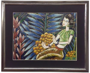 1960s Yunnan School Oil Painting on Canvas