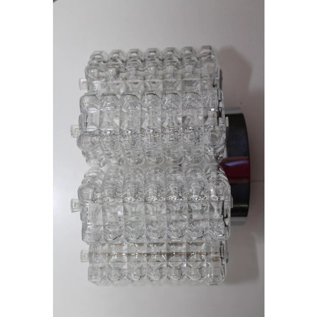 Cubist Wall Lights from Stölzle, 1960s, Set of 2 For Sale - Image 4 of 13