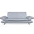 Leather Three-Seater Blue Ice Blue Manual Function Sofa by Koinor Rossini For Sale - Image 16 of 16